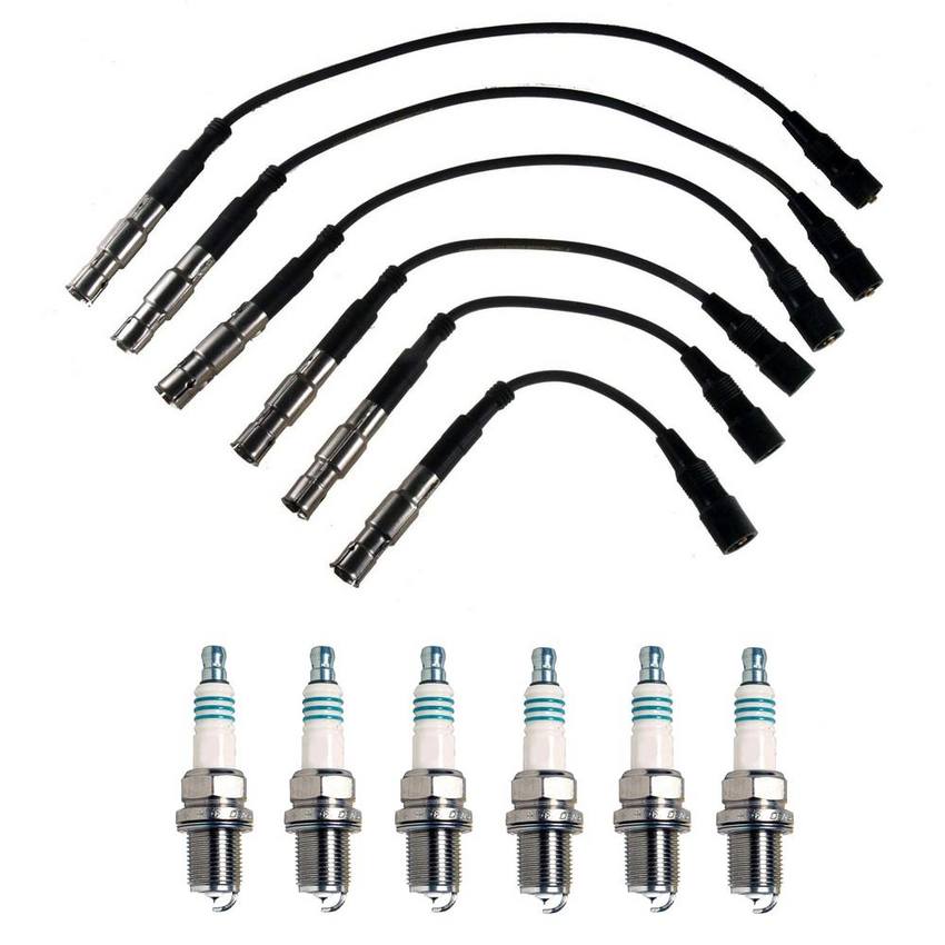 Audi VW Ignition Wire Kit (6 Pieces) 101905640D - Denso